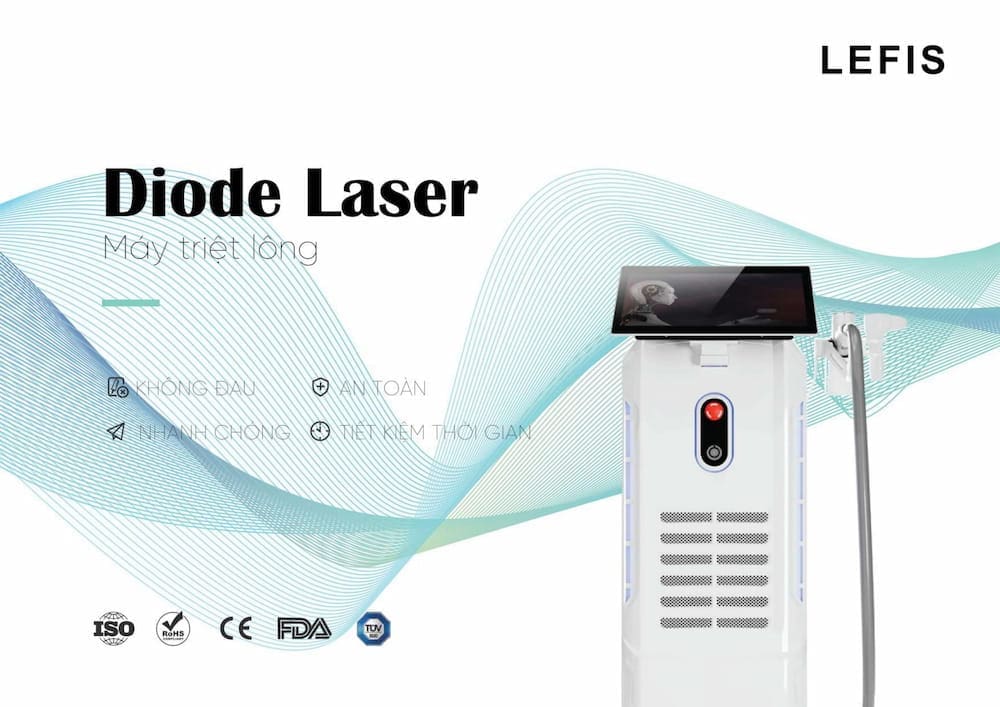 Máy Triệt Lông Diode Laser